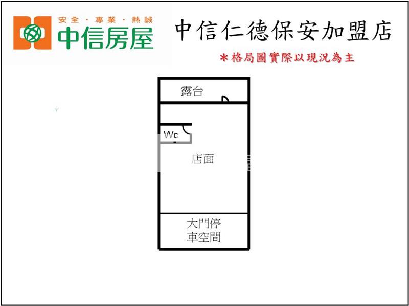 東區仁和路土地50坪店面房屋室內格局與周邊環境