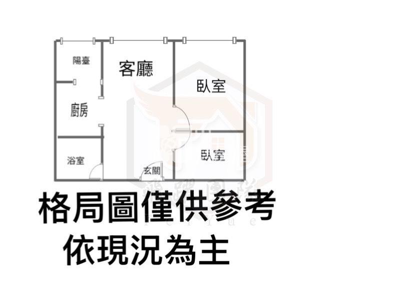 體育園區高樓層超美景觀2房房屋室內格局與周邊環境
