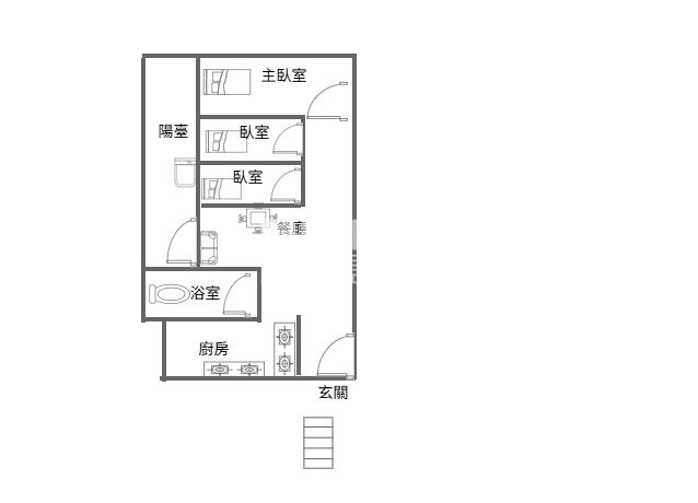 【奔馳】明興滿屋溫馨三房房屋室內格局與周邊環境