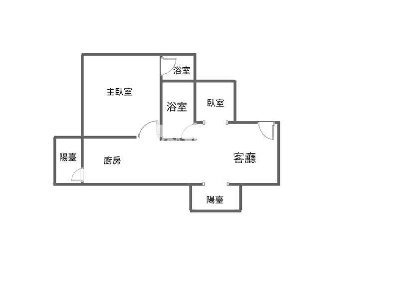 忠貞市場旁電梯兩房雙衛浴房屋室內格局與周邊環境