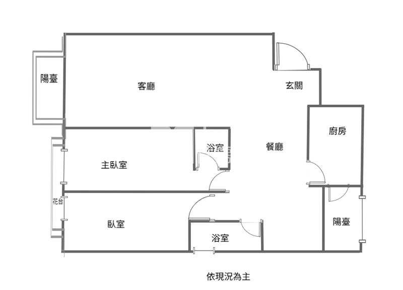 花蓮美崙景觀2+1房車房屋室內格局與周邊環境