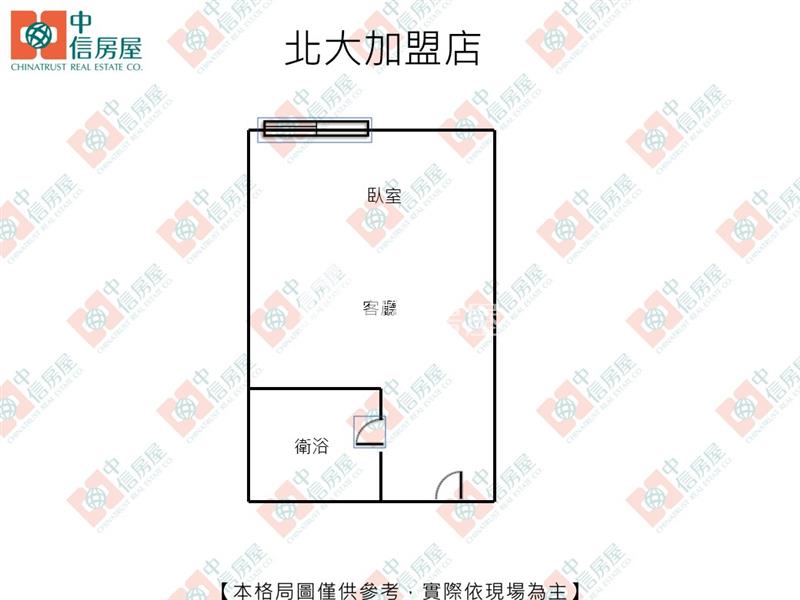 巨城光華大套房房屋室內格局與周邊環境
