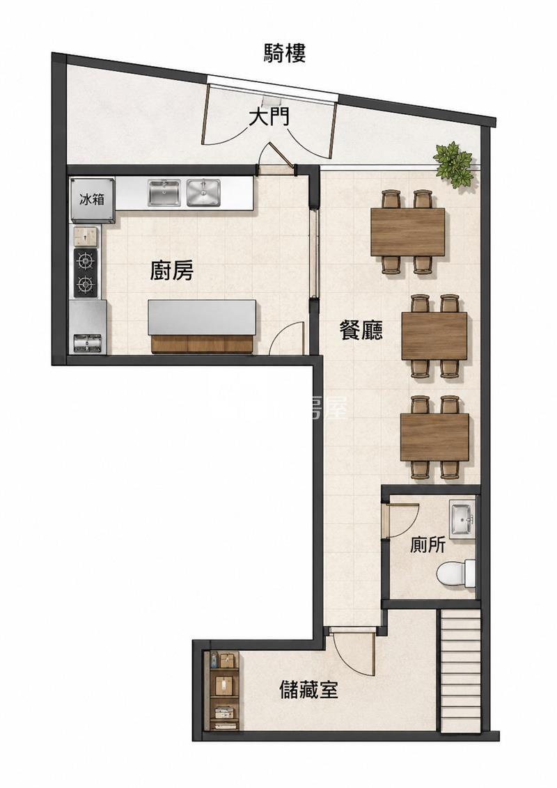 大溪收租店面房屋室內格局與周邊環境