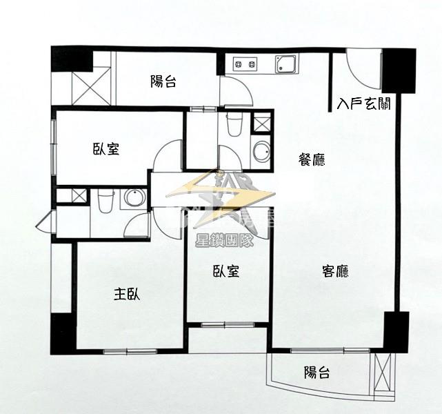 【星鑽】桃園後站長堤凰澄3房雙車位房屋室內格局與周邊環境