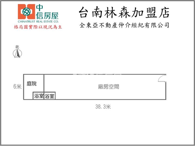 仁德太子工業城廠房房屋室內格局與周邊環境