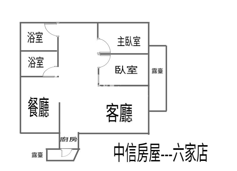 高鐵區商圈2房房屋室內格局與周邊環境