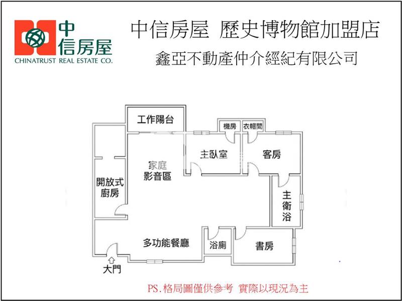大林新城-市中心精華3房+平車房屋室內格局與周邊環境
