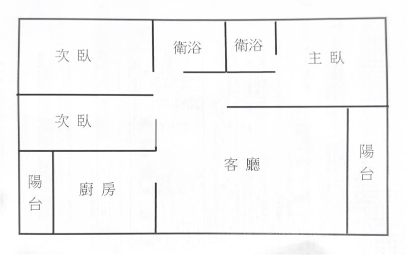 東隆國堡美三房房屋室內格局與周邊環境