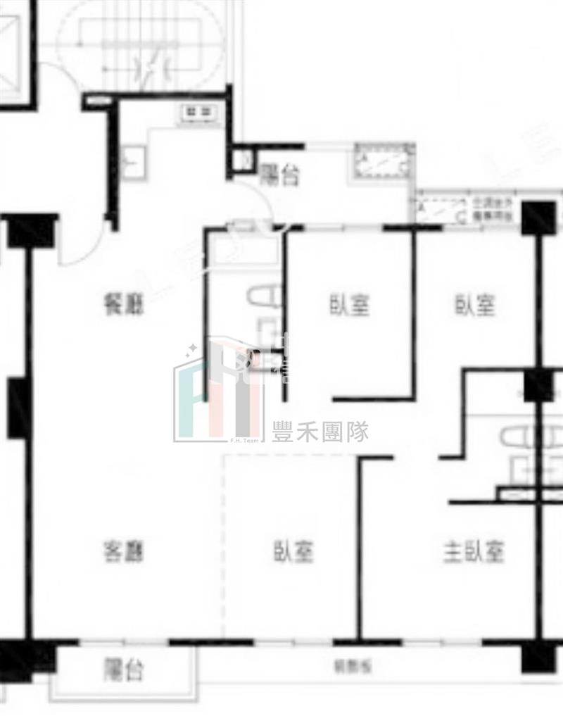 【豐禾】龍安商圈指標【昭揚湛】大3+1房車房屋室內格局與周邊環境