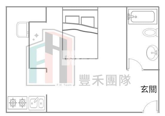 【豐禾】SOGO 高樓層精美套房房屋室內格局與周邊環境