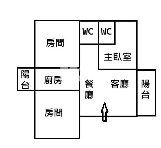 麗寶大觀採光3房房屋室內格局與周邊環境