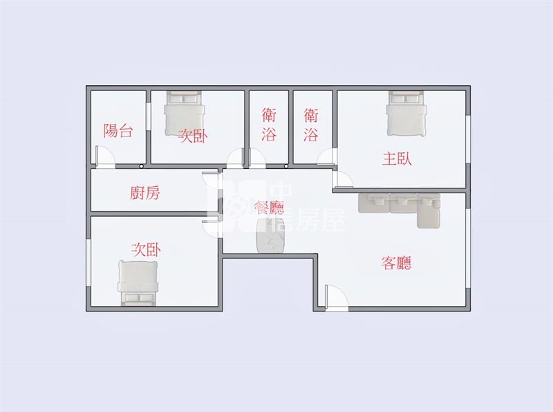 上城樹海3房車房屋室內格局與周邊環境