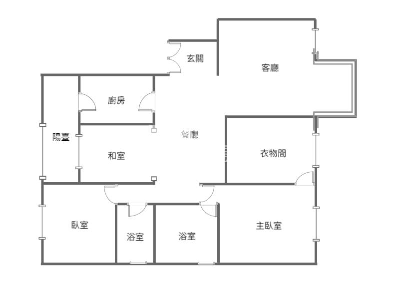 【奔馳】香榭堤景3+1房車-次頂樓採光宅房屋室內格局與周邊環境