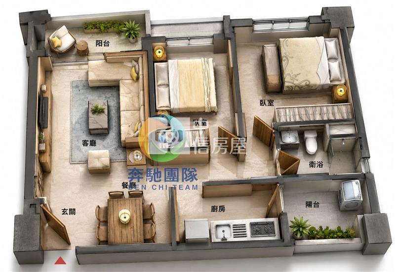 【奔馳】過嶺超級郡2房車房屋室內格局與周邊環境