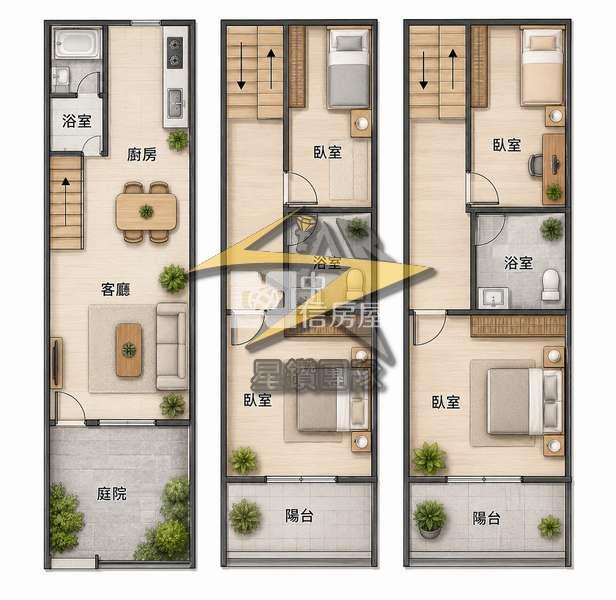 【星鑽】近過嶺好市多質感前院停車4房美墅房屋室內格局與周邊環境