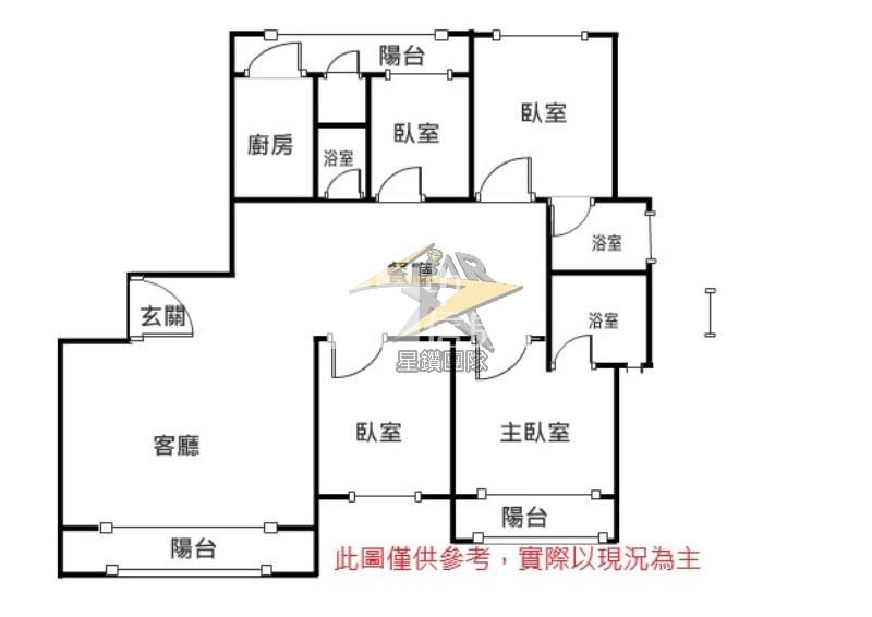 【星鑽】海華大帝君臨天下百萬裝潢3+1房雙車位房屋室內格局與周邊環境