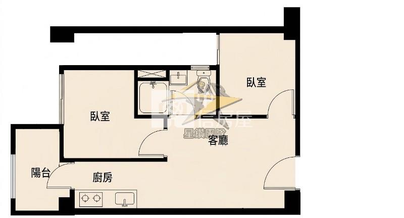 【星鑽】大園幸福時光2房+平面車位房屋室內格局與周邊環境
