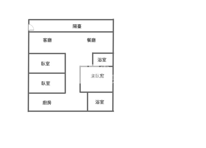 巨蛋幸福雙學區~全新整理邊間美寓房屋室內格局與周邊環境