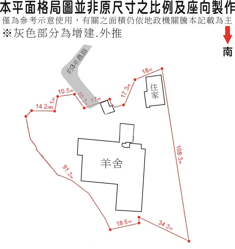 知義都內6.2分農地送房舍房屋室內格局與周邊環境