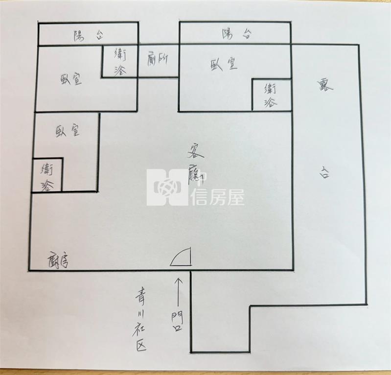 月桃路3房車房屋室內格局與周邊環境