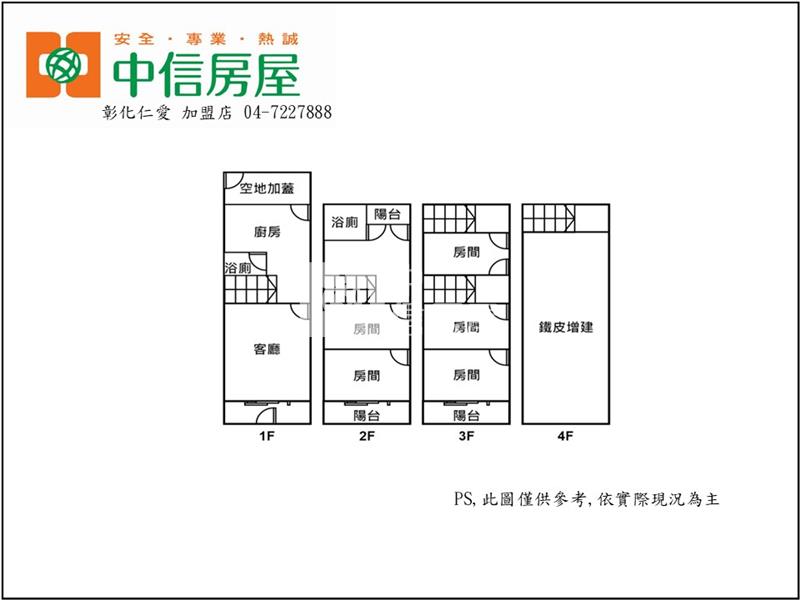 長順街活巷透天房屋室內格局與周邊環境