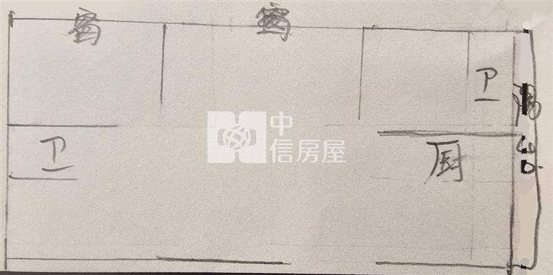 獨家-新明市場-A22捷運大3房車(送頂樓加蓋)房屋室內格局與周邊環境