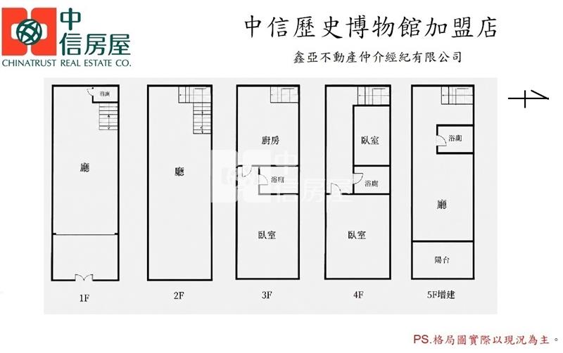 國華街店面透天房屋室內格局與周邊環境