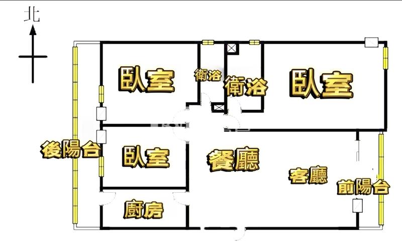 【安家】美麗星城大三房車位房屋室內格局與周邊環境