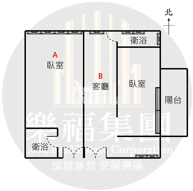 親親影城4.2%收租雙套房房屋室內格局與周邊環境