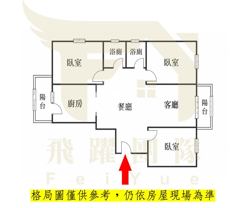 近青埔【宜雄玉荷】景觀三房車房屋室內格局與周邊環境