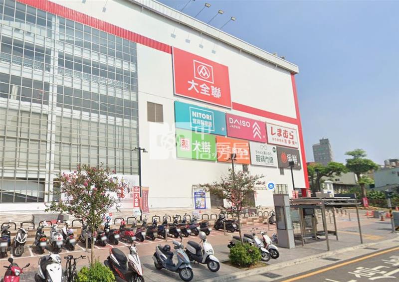 大全聯麗園道高樓電梯套房房屋室內格局與周邊環境