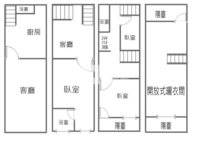 【新世紀】華勛大面寬透天房屋室內格局與周邊環境