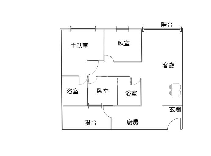 【新世紀】巿中心鼎藏帝苑三房車房屋室內格局與周邊環境