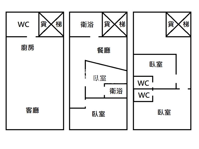 屏東房屋＂榮總三角窗包租店面＂房屋室內格局與周邊環境