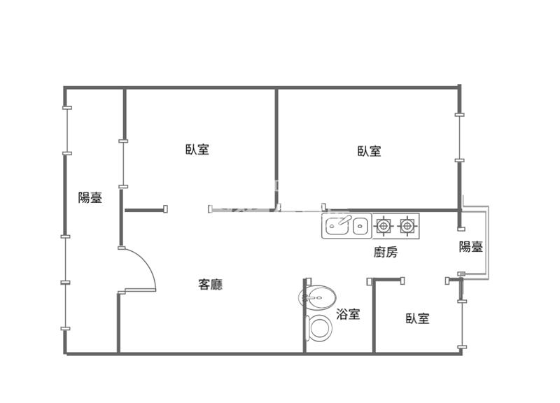 【神馬】平鎮近66健身公寓房屋室內格局與周邊環境
