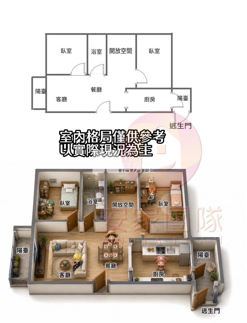 【安家】平興國小櫻花樸心匯2+1房車房屋室內格局與周邊環境