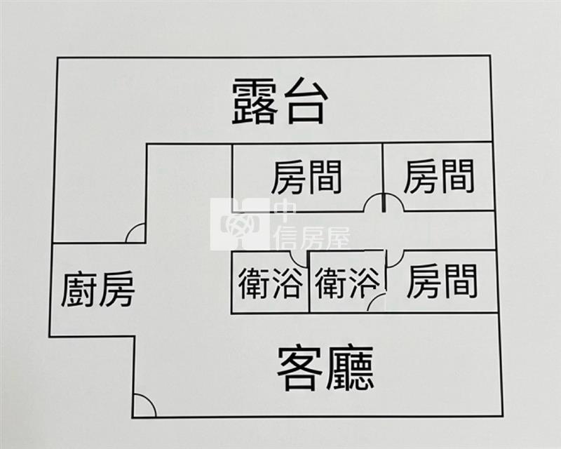 員林國宅大露台華廈房屋室內格局與周邊環境