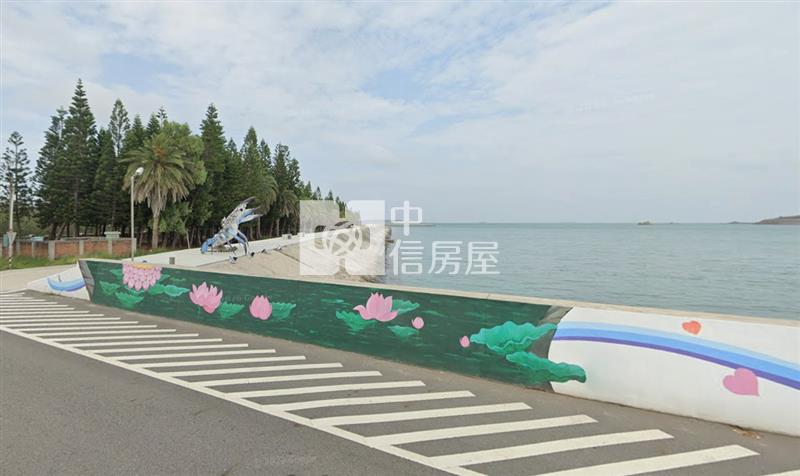 澎湖縣白沙鄉臨14米路大面寬交通用地房屋室內格局與周邊環境