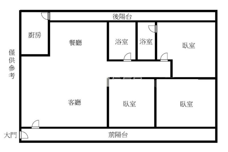 內壢元生國小整新4+5樓美寓房屋室內格局與周邊環境
