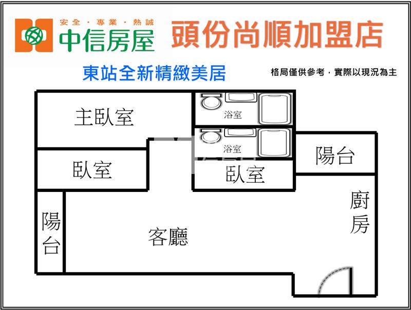 東站全新精緻美居房屋室內格局與周邊環境