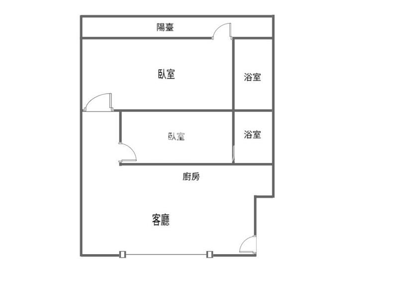 平鎮南勢雙衛浴二房美寓房屋室內格局與周邊環境