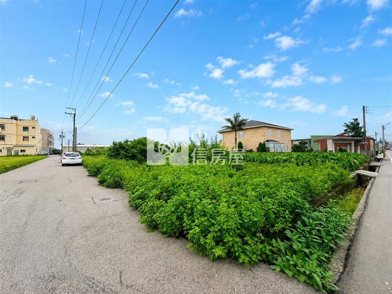大安區三面臨路角地持分農地