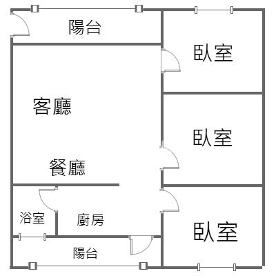 龜山全新整理裝潢三房美寓房屋室內格局與周邊環境