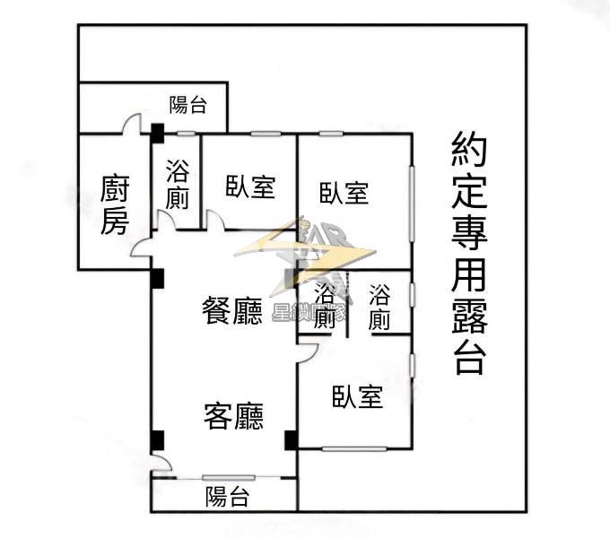 【星鑽】國際高鐵尊爵大露台戶房屋室內格局與周邊環境