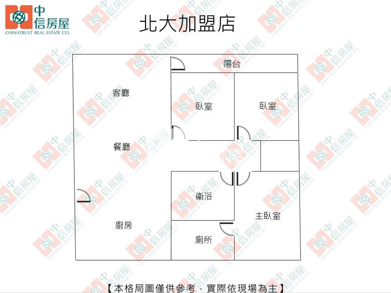 光華三房平車房屋室內格局與周邊環境