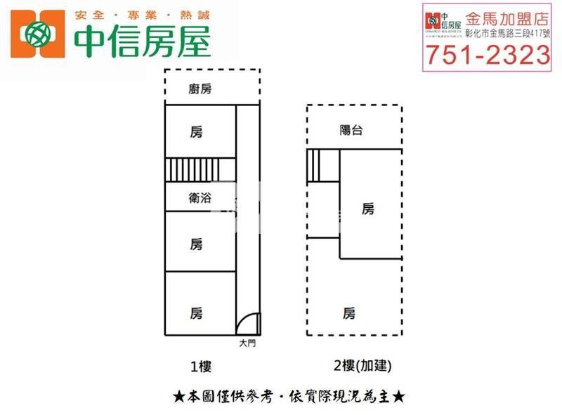 中華西路收租透天房屋室內格局與周邊環境