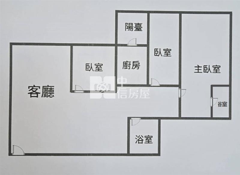 【奔馳】電通市美3房房屋室內格局與周邊環境