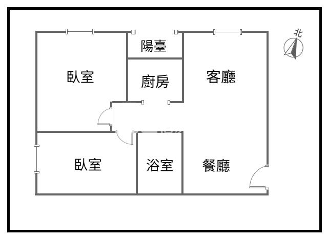 【神馬】【藝文特區】雙捷運學區美兩房房屋室內格局與周邊環境