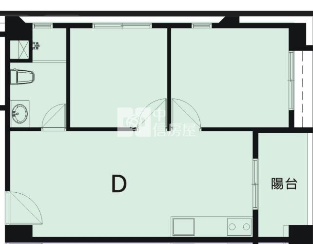 【新世紀】中壢高中天晴2房車房屋室內格局與周邊環境