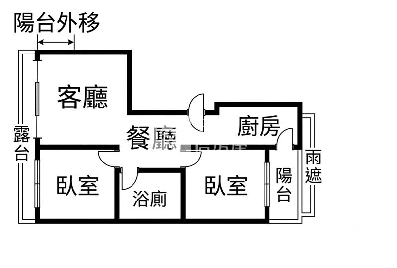 【奔馳】臻愛歐洲2房前後陽台戶房屋室內格局與周邊環境